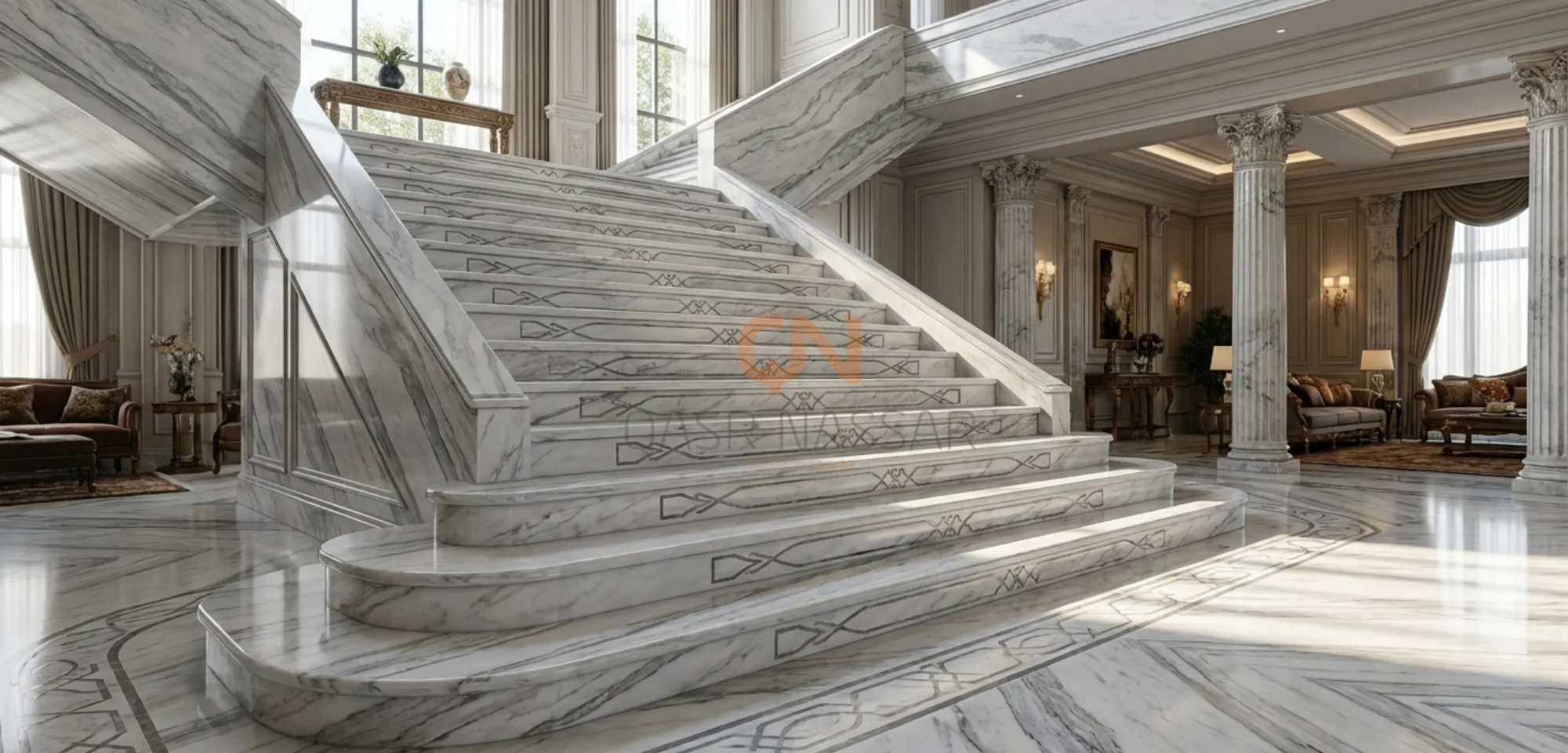 أسعار تركيب رخام الدرج في السعودية