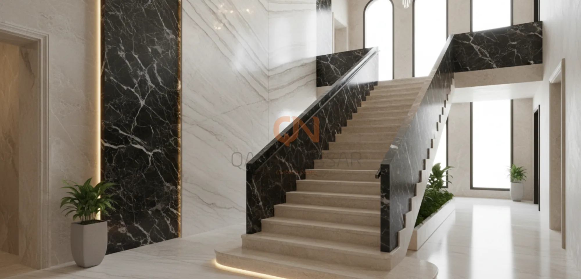 اشكال مداخل بيوت رخام