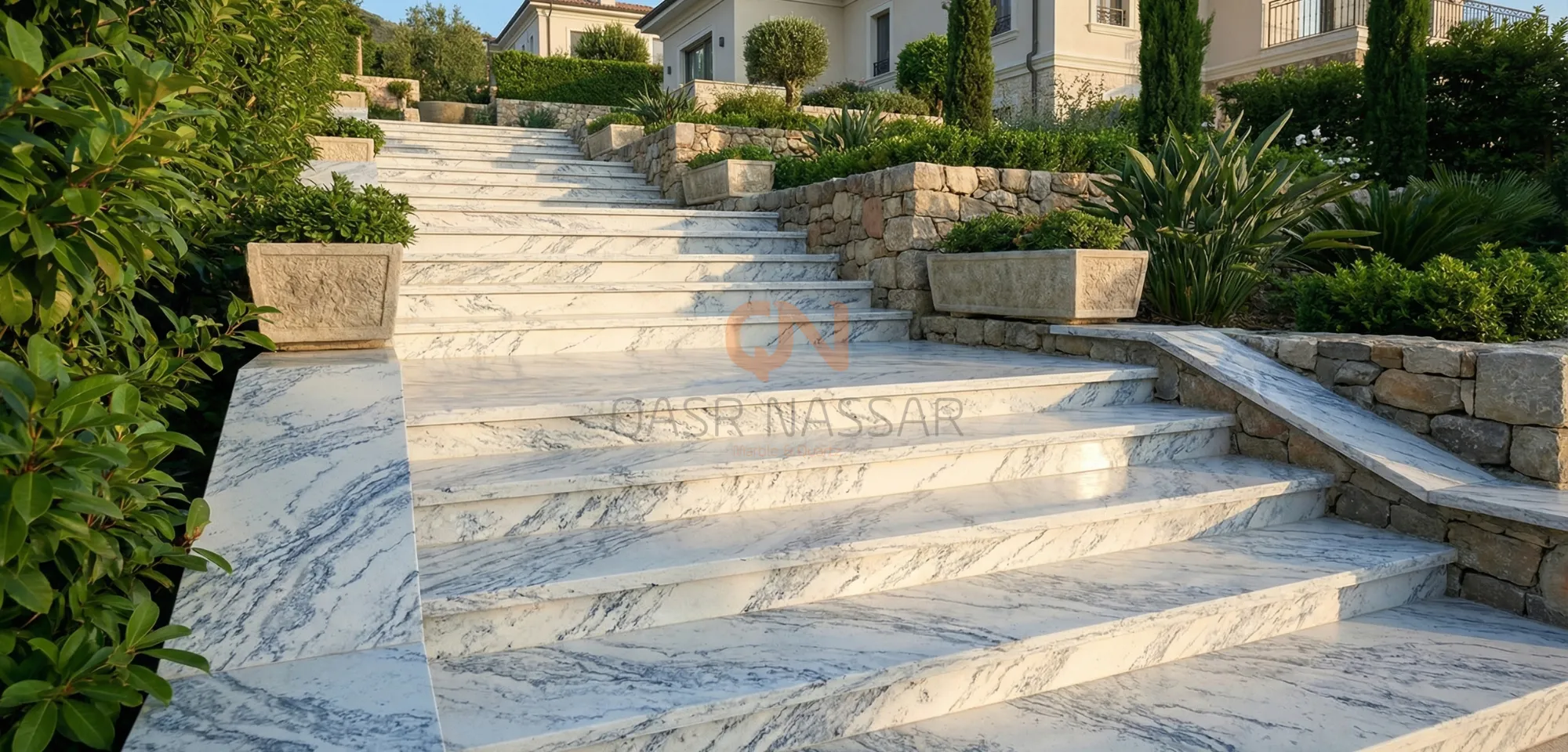 افضل انواع الرخام للدرج الخارجي