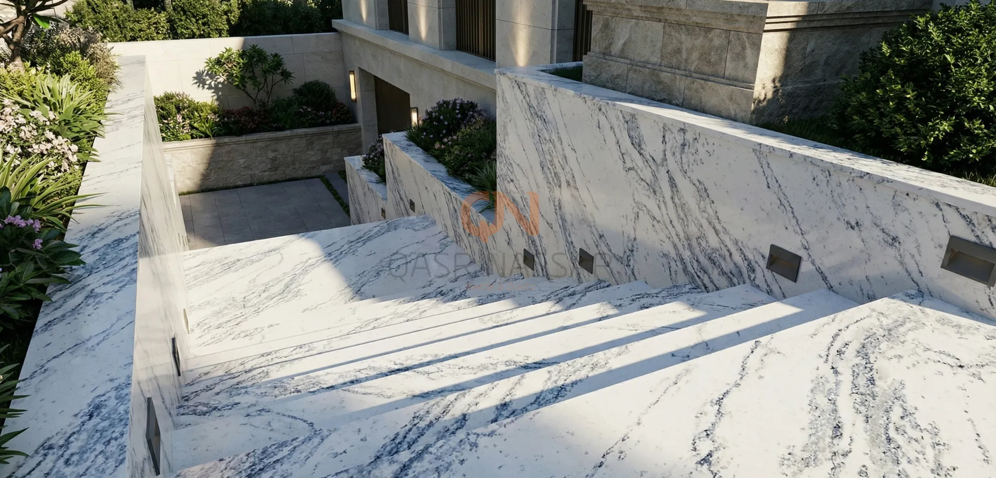 افضل انواع الرخام للدرج الخارجي