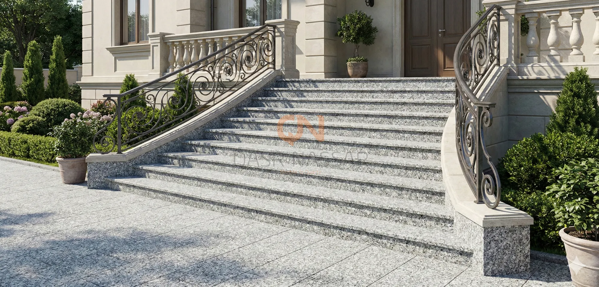 افضل انواع الرخام للدرج الخارجي