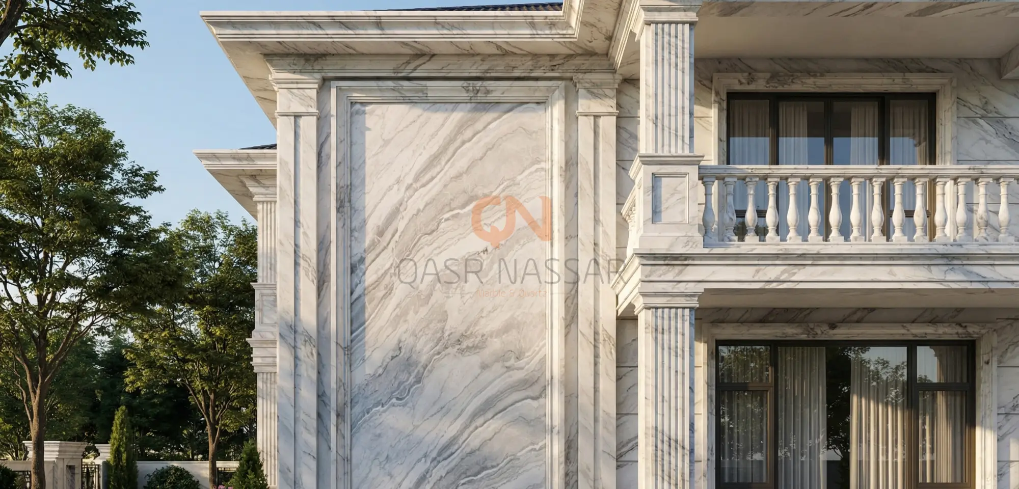 انواع الرخام للواجهات الخارجية