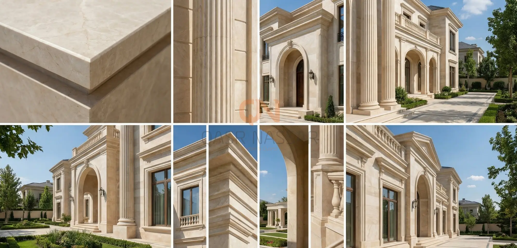 انواع الرخام للواجهات الخارجية