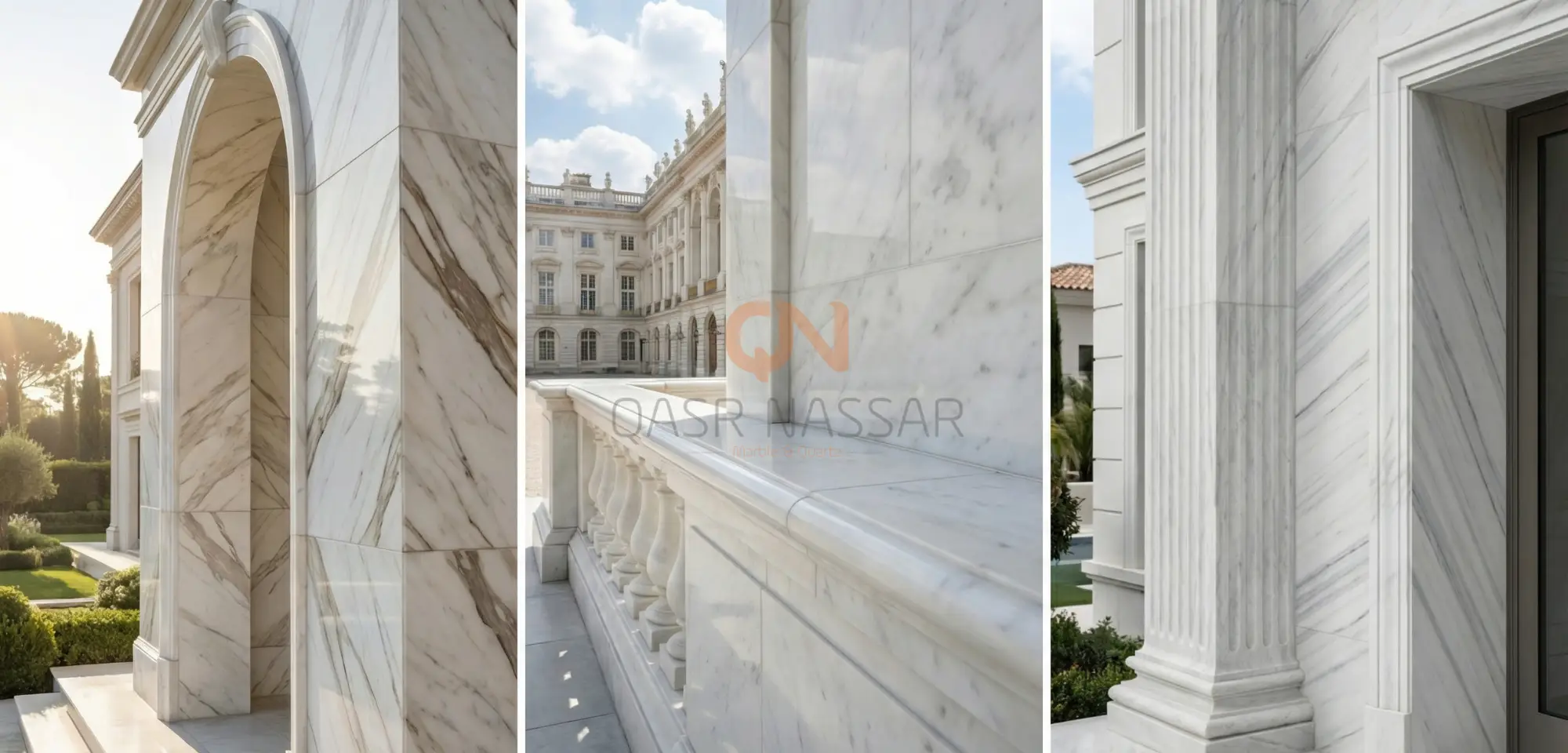 انواع الرخام للواجهات الخارجية